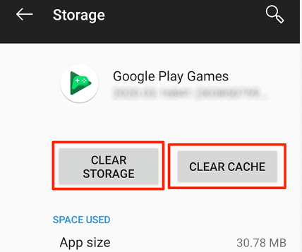 clear cache