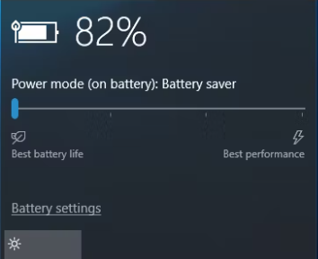 Enable the Battery Saver Mode