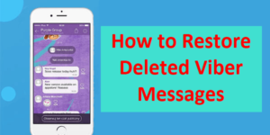 Get back lost messages of Viber