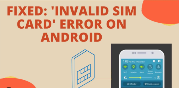 Invalid SIM Card Error