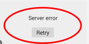 fix Server Error on Google Play Store