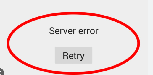 Server Error on Google Play Store