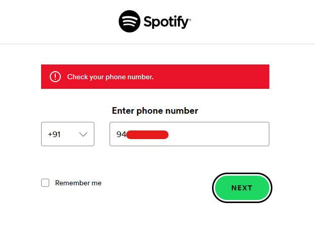 login spotify