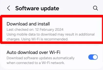 update software