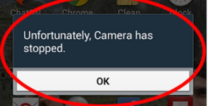 “Unfortunately Camera Has Stopped” Error