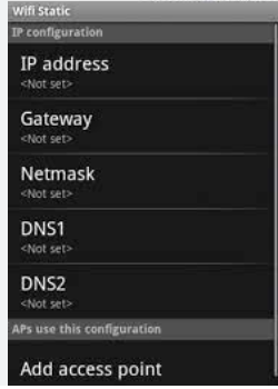 Make use of Static IP Address