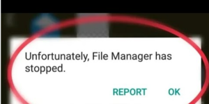 fix Unfortunately File Manager Has Stopped Error