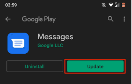 Update the Messages