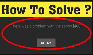 YouTube Server Error 400