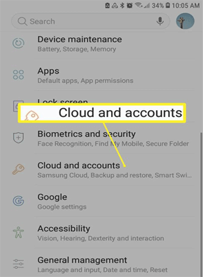 cloud and accounts