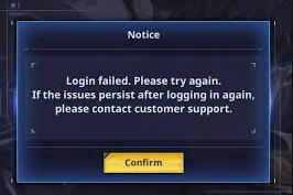 Solo Leveling Arise Login Failed Error