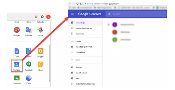 google contacts