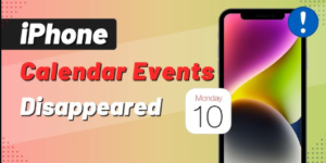 iPhone Calendar Events Disappeared Issue