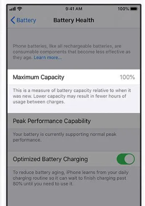 battery health