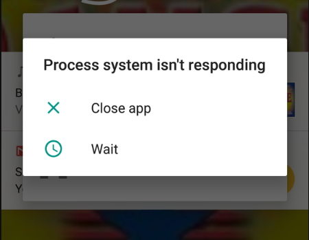 Android Process System Isn’t Responding Error