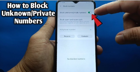 Block Private Number on Samsung Galaxy