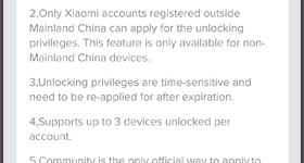 Xiaomi Account Error