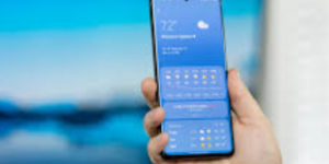 launch weather app in your Samsung Galaxy