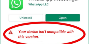 Your Device Isn’t Compatible with This Version Error