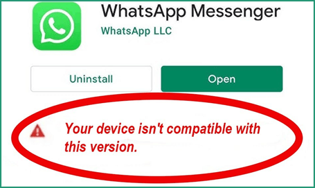 Your Device Isn’t Compatible with This Version Error