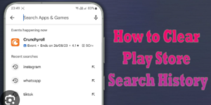 Clear Android PlayStore Search History