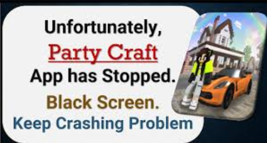 Party Craft has Stopped Error